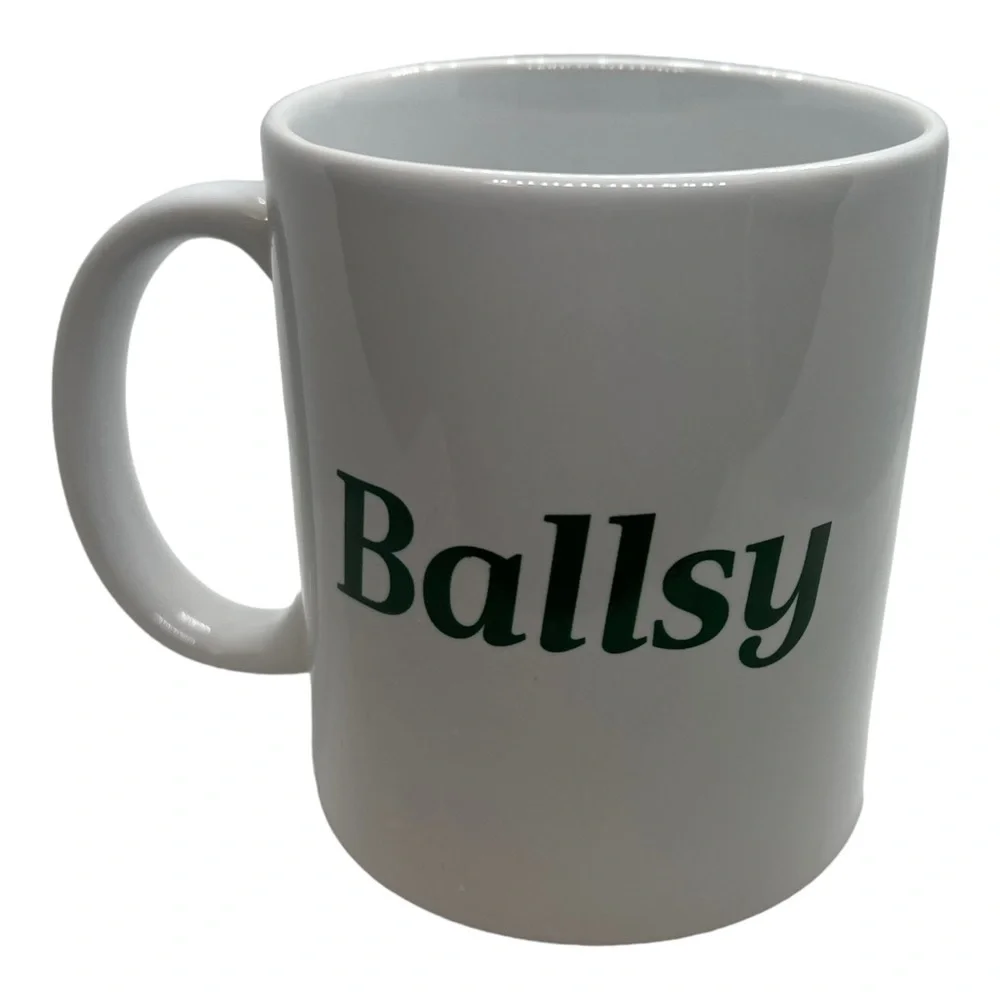 Ballsy Tommy John Logo Coffee Mug Cup please Read.